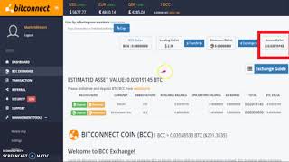 How to send funds from bitconnect to coinbase [upl. by Yetak]