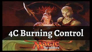 4C Burning Control  Premodern  MTG Forge Gameplay [upl. by Flemings]