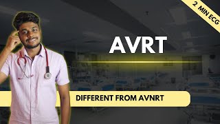 AVNRT vs AVRT  SVT  2 min ecg  how to identify [upl. by Arretal]