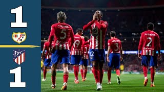 rayo vallecano vs atletico madrid 12 Laliga 202425 Football highlights today [upl. by Morrie]