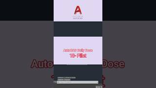 AutoCAD Daily Dose📚Episode 18 FILLET autocad learning tips ytshorts [upl. by Enilram]