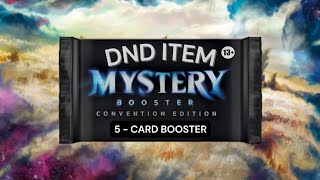 DnD Item Mystery Booster 1 Edition [upl. by Yuzik]