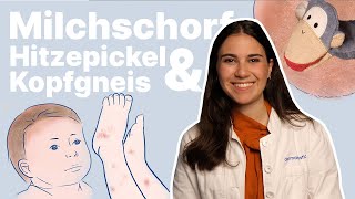 Neurodermitis Milchschorf Kopfgneis amp Hitzepickel🔥 beim Kind Baby Ärztin hilft [upl. by Obadiah]