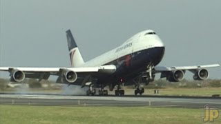 747 Classic Action at JFK [upl. by Mannes588]