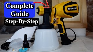 How to Use A HVLP Paint Sprayer [upl. by Wade]