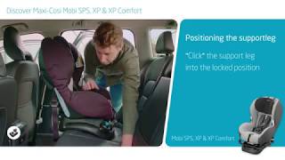 Maxi Cosi Mobi SPS XP amp XP Comfort Car Seat Installation Guide [upl. by Miah]