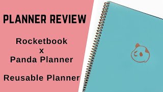 ROCKETBOOK x PANDA PLANNER REUSABLE PLANNER [upl. by Nnyre604]