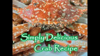 Simply Delicious Crab RecipeSweet Alimango RecipeHow to cook simple crab recipeCrab with Sprite [upl. by Lefty]