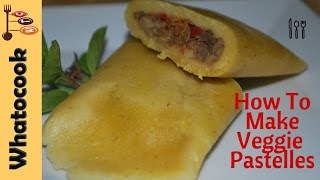 How To Make Trinidad 🇹🇹Veggie Pastelles🎄☺🖒 [upl. by Georgie]