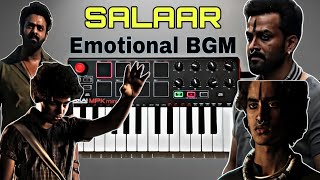 Salaar Emotional BGM  Piano Cover By Kalyan Allu Prabhas Prithviraj  Ravi Basrur Prashanth Neel [upl. by Damon526]