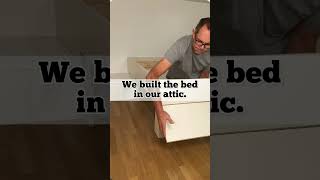 DIY Custom made Bed with Storage – Watch the Build diy bed home interiordesign [upl. by Arekat]