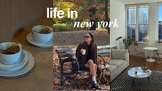 LIFE IN NEW YORK  staycation in the city fall vibes packing for my trip [upl. by Zia331]