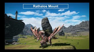 Final Fantasy XIV  Rathalos Mount [upl. by Dibru]