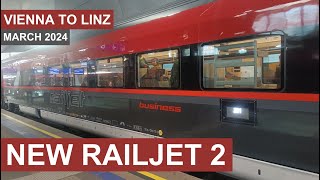 New Generation Railjet 2 from Vienna to Linz towards Feldkirch [upl. by Inar762]