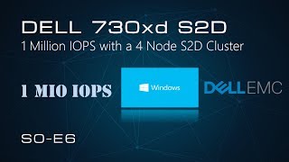 S0E6  1 Million IOPS  Storage Spaces Direct Cluster  DELL EMC Microsoft [upl. by Eiramanna]