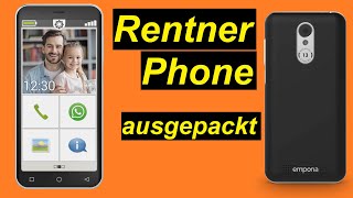 Das Emporia Smart 4 ausgepackt Satter Lieferumfang Rentner Phone  SeppelPower [upl. by Martino]