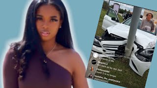 Lexiam Gets Into a Bad Car Accident Which She End Up Getting Arrested [upl. by Emmey]