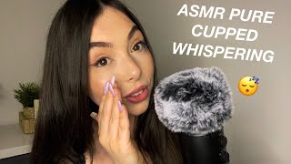 ASMR PURE CUPPED WHISPERING  WHISPER RAMBLE WITH NATURAL MOUTH SOUNDS [upl. by Slavic]