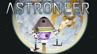 Astroneer German Deutsch Gameplay 06  Wir fliegen zum Mond [upl. by Yadsnil]