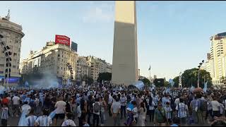 Argentina gano 2022 Obelisco [upl. by Ellienad147]