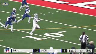 SteeltonHighspire vs Union 2022 PIAA 1A State Football Championship Highlights credit NFHS [upl. by Bunns]