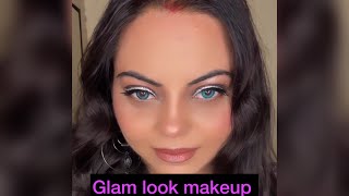 Glam look makeup look [upl. by Atilahs382]