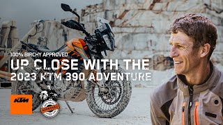 Get up close with the 2023 KTM 390 ADVENTURE  KTM [upl. by Ennaeerb293]