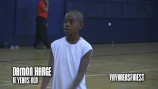 11 Year Old Hoops Phenom Damon Harge 1 Ranked 6th Grader in the Country [upl. by Josefina998]