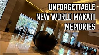 Unforgettable Memories Made at New World Makati Hotel [upl. by Diskin]