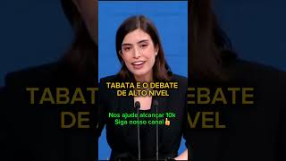 TABATA E O DEBATE DE ALTO NÍVEL pablomarçal sbt debate [upl. by Mauve]