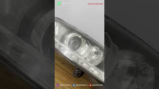 Audi A6 headlights restored to brand new condition amp gets bi led Projectors upgrade [upl. by Oicirbaf]