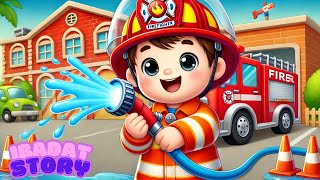 Firefighter Song Ibadat Story for Kids Nursery Rhymes Songs [upl. by Eegnat]