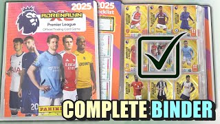 COMPLETE BINDER Adrenalyn XL 20242025 Premier League Full Binder Update  All Golden Ballers [upl. by Anahsahs]