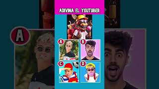 Adivina El YouTuber Versión Animatrónico de FNAF shorts [upl. by Melisent]