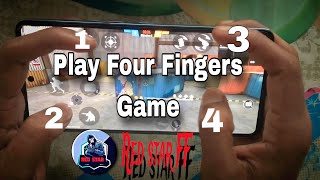 play four fingers game 😎 red star ff [upl. by Samled]