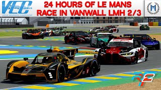 24 Hours of Le Mans  rFactor 2 Virtual Endurance Championship Season Finale 23 [upl. by Ahsital303]