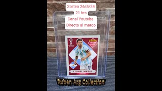 SORTEO STICKER EXTRA MESSI SOLO ARGENTINA  BREAK TOPPS FLAGSHIP 202324 [upl. by Nilhtac]