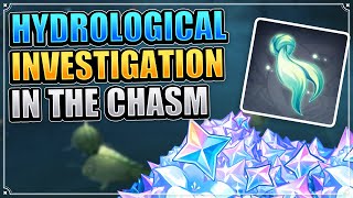 Hydrological Investigation in The Chasm World Quest Genshin Impact Puzzles Guide Trigger Event [upl. by Leyla]