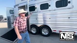 2024 Cimarron 4 Horse Gooseneck Trailer with 136” Living Quarters [upl. by Harrison]