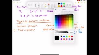 Algebra 1 37 Solve Percent Problems part 1 [upl. by Hannover224]