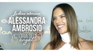 VICTORIA SECRET ANGEL ▶ ALESSANDRA AMBROSIO  Red Carpet Interview [upl. by Hobbs]