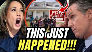 Kamala LOSES IT amp YELLS At Gavin Newsom After VOTERS GO TRUMP For FREE illegal immigrants Home Loans [upl. by Abbi]