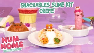 Num Noms  Snackables Slime Kits  Crêpe  Official Play Video [upl. by Leafar]