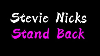 Stevie Nicks  Stand Back Bass Cover and Tab [upl. by Lezned]