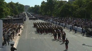 Début du défilé du 14 juillet à Paris  AFP Images [upl. by Tat]