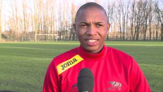 Andile Jali interview at KVO  KV Oostende [upl. by Naud]