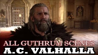 Assassins Creed Valhalla  All Guthrum Parts Cutscenes amp InGame Dialogue [upl. by Leschen]