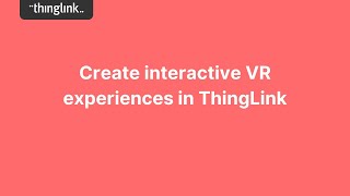 Create interactive VR experiences in ThingLink [upl. by Atteynad]