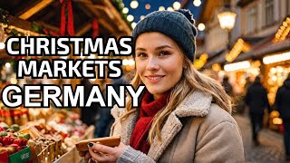 Christmas Markets in Germany 🇩🇪🎄  Top 10 MustVisit Christmas Markets in Germany [upl. by Elleirua]