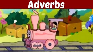 THE ADVERB  Learn Basic English Grammar  Kids Educational Video [upl. by Anelac279]